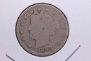1898 Liberty Nickel, Circulated Collectible Coin. Store