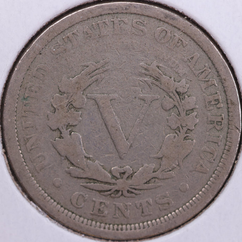 1900 Liberty Nickel, Good Circulated Coin. Store