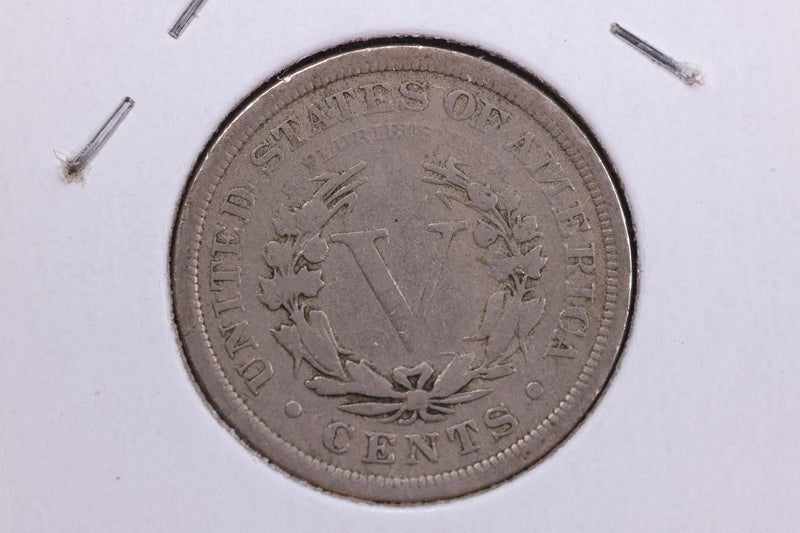 1902 Liberty Nickel, Circulated Collectible Coin. Store