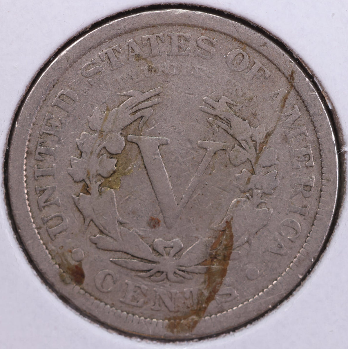 1906 Liberty Nickel, Circulated Collectible Coin. Store #NL737