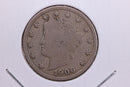 1906 Liberty Nickel, Circulated Collectible Coin. Store