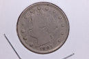 1907 Liberty Nickel, Circulated Collectible Coin. Store