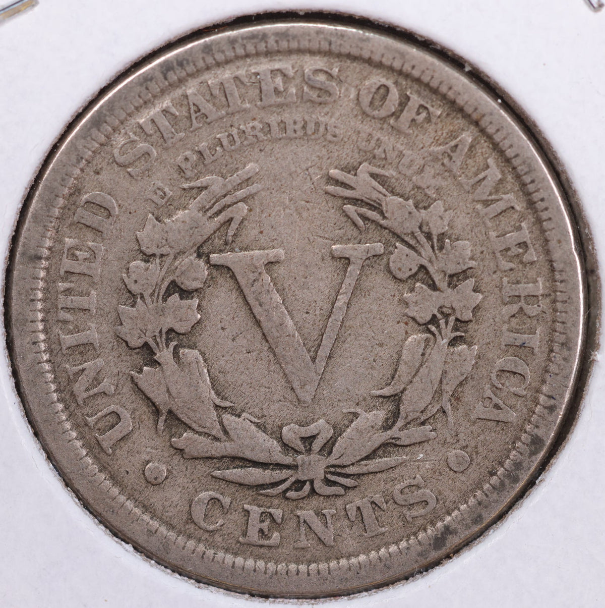 1911 Liberty Nickel, Circulated Collectible Coin. Store #NL509