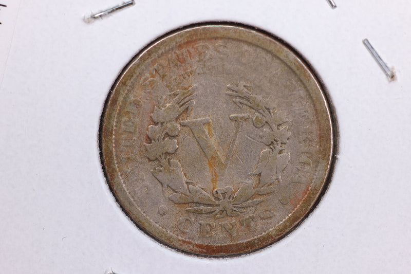 1912 Liberty Nickel, Circulated Collectible Coin. Store