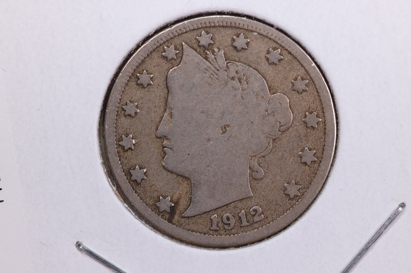 1912-D Liberty Nickel, Circulated Collectible Coin. Store