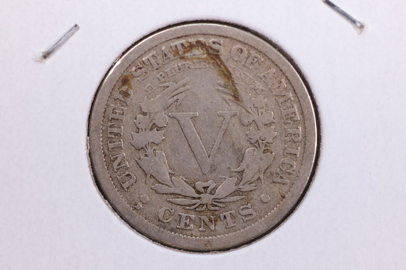 1912-D Liberty Nickel, Circulated Collectible Coin. Store