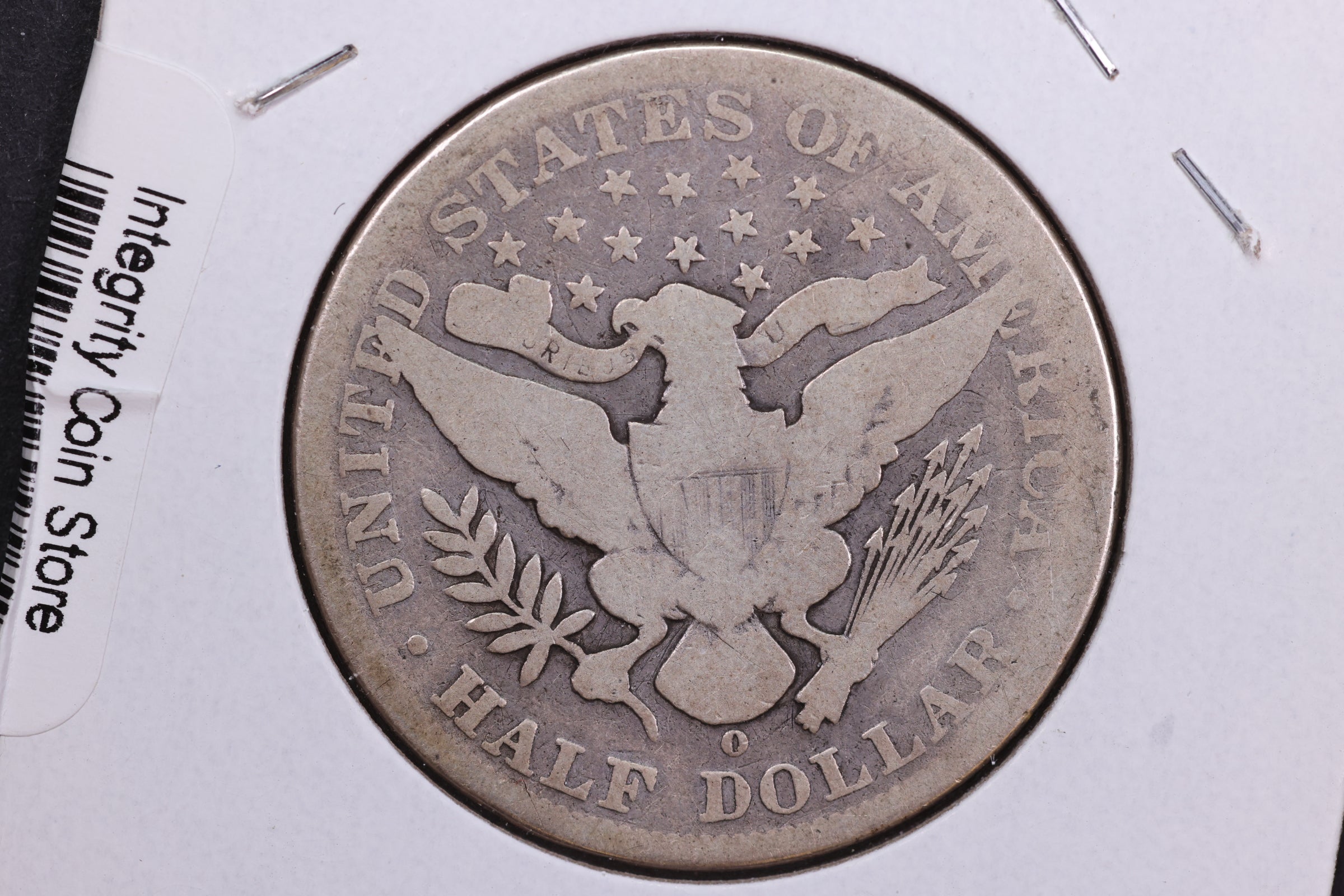 1904-O Barber Half Dollar. Affordable Collectible Coin. Store # HR302