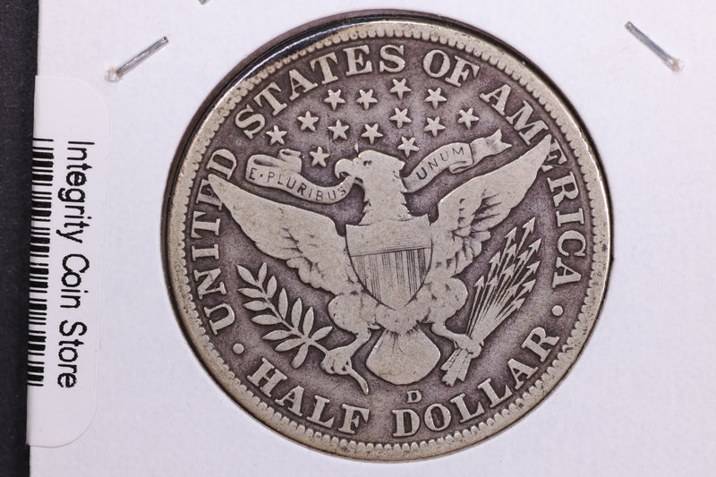 1915-D Barber Half Dollar. Affordable Collectible Coin. Store