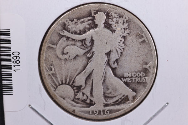 1916 Walking Liberty Half Dollar. Circulated Condition. Store #11890
