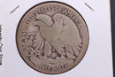 1917-S, On Reverse, Walking Liberty Half Dollar. Circulated Condition. Store