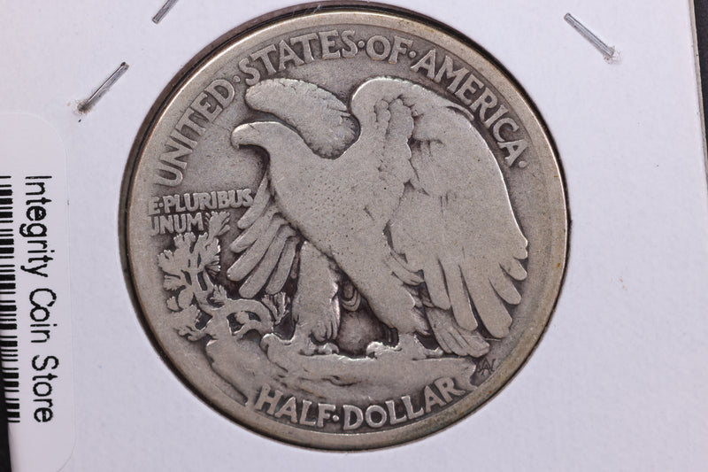 1918 Walking Liberty Half Dollar. Circulated Condition. Store