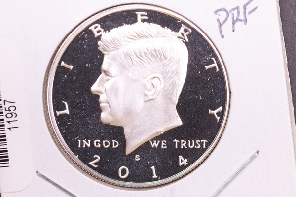 2014-S Kennedy Half Dollar. Modern Half Dollar. Silver Proof. Store #11957