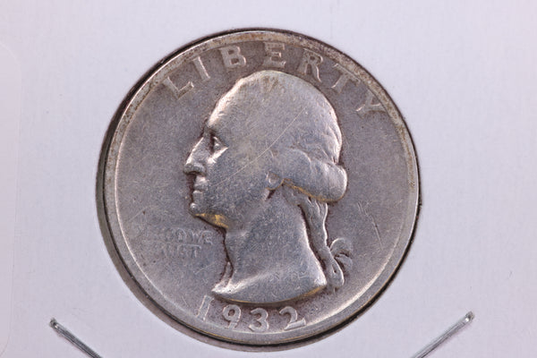 1932-S Washington Quarter. Affordable Circulated Collectable Coin. Store # 08597