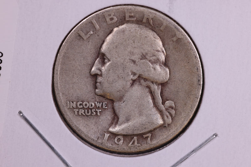 1947-D Washington Quarter. Affordable Circulated Collectable Coin. Store