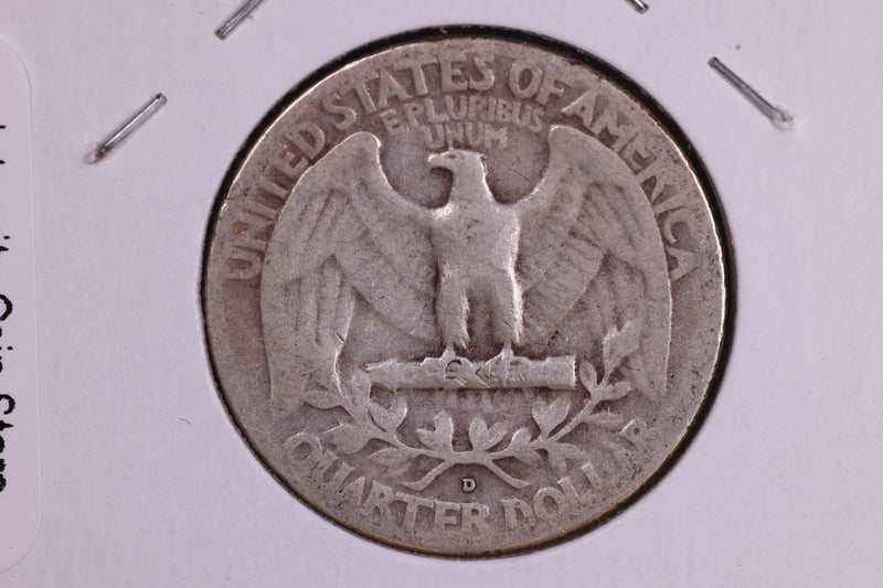 1947-D Washington Quarter. Affordable Circulated Collectable Coin. Store