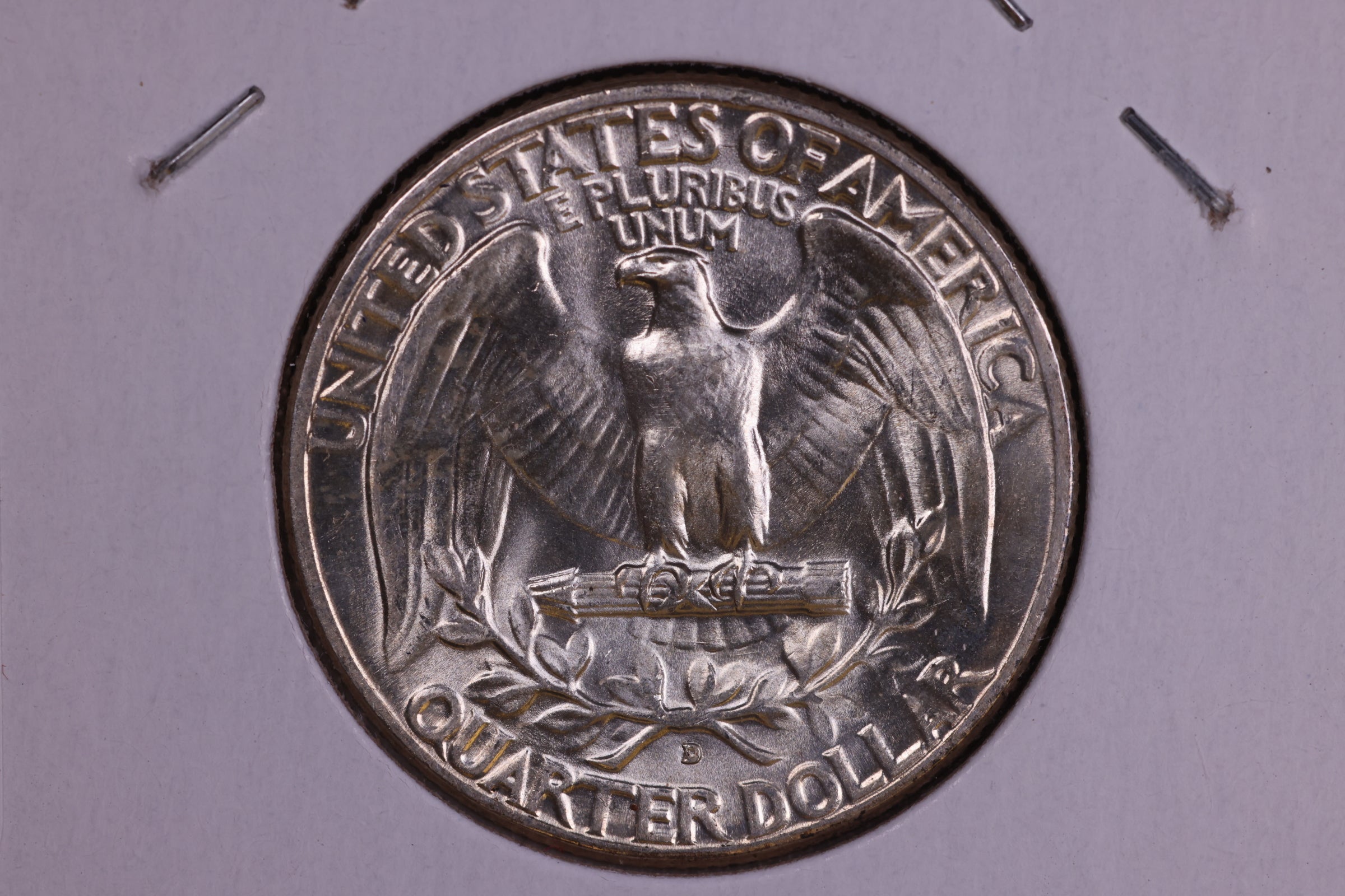 1949-D Washington Quarter. Affordable Circulated Collectable Coin. Store # 08558