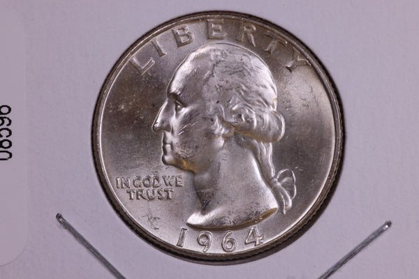 1964-D Washington Quarter. Affordable Collectable Coin. Store # 08596