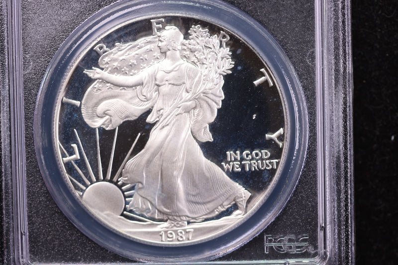 1987-S American Silver Eagle, Early Date Certified PCGS PF-70. Store