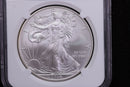 2008-W American Silver Eagle, Burnished Strike, NGC MS70. Store