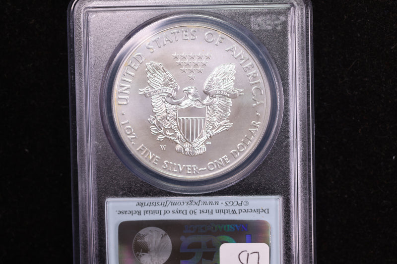 2011-W American Silver Eagle, Burnished Strike, NGC MS70. Store