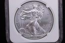 2014-W American Silver Eagle, Burnished Strike. NGC MS70. Store SALE