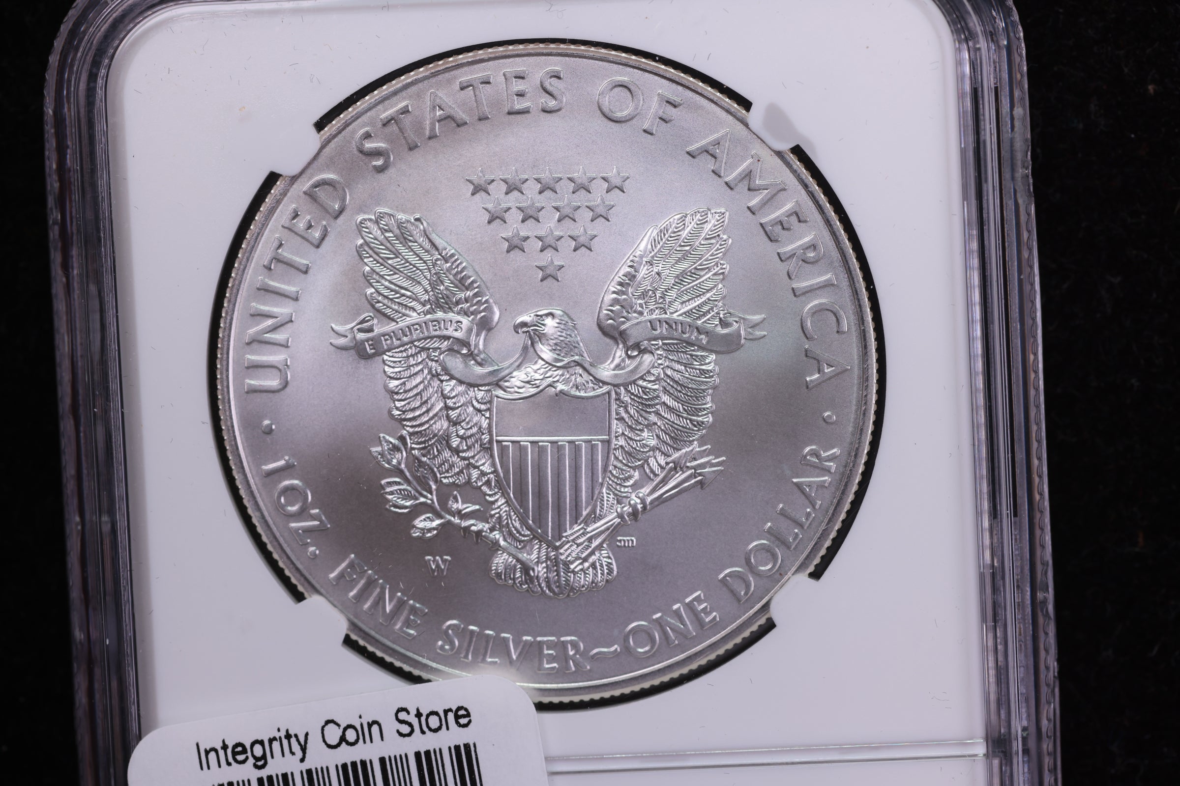 2015-W American Silver Eagle, Burnished Strike. NGC MS70. Store #08750