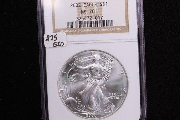 2002 American Silver Eagle, Choice Eye Appeal, Coin Store Sale #12028