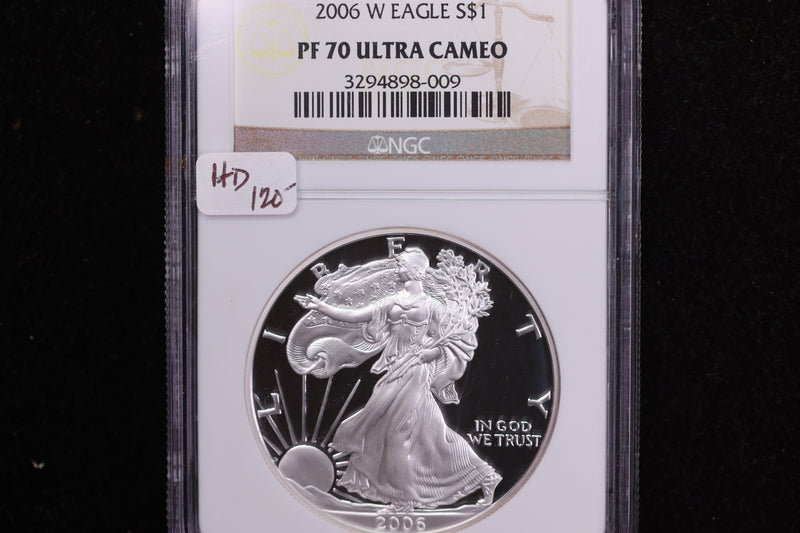 2006-W American Silver Eagle, NGC PF70 Ultra Cameo, Store