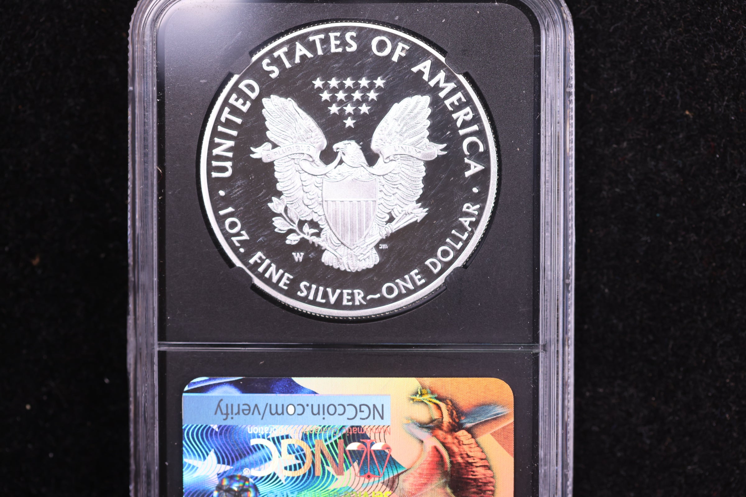 2017-W American Silver Eagle, Baltimore Show Releases, NGC PF70 Ultra Cameo, Store #12180