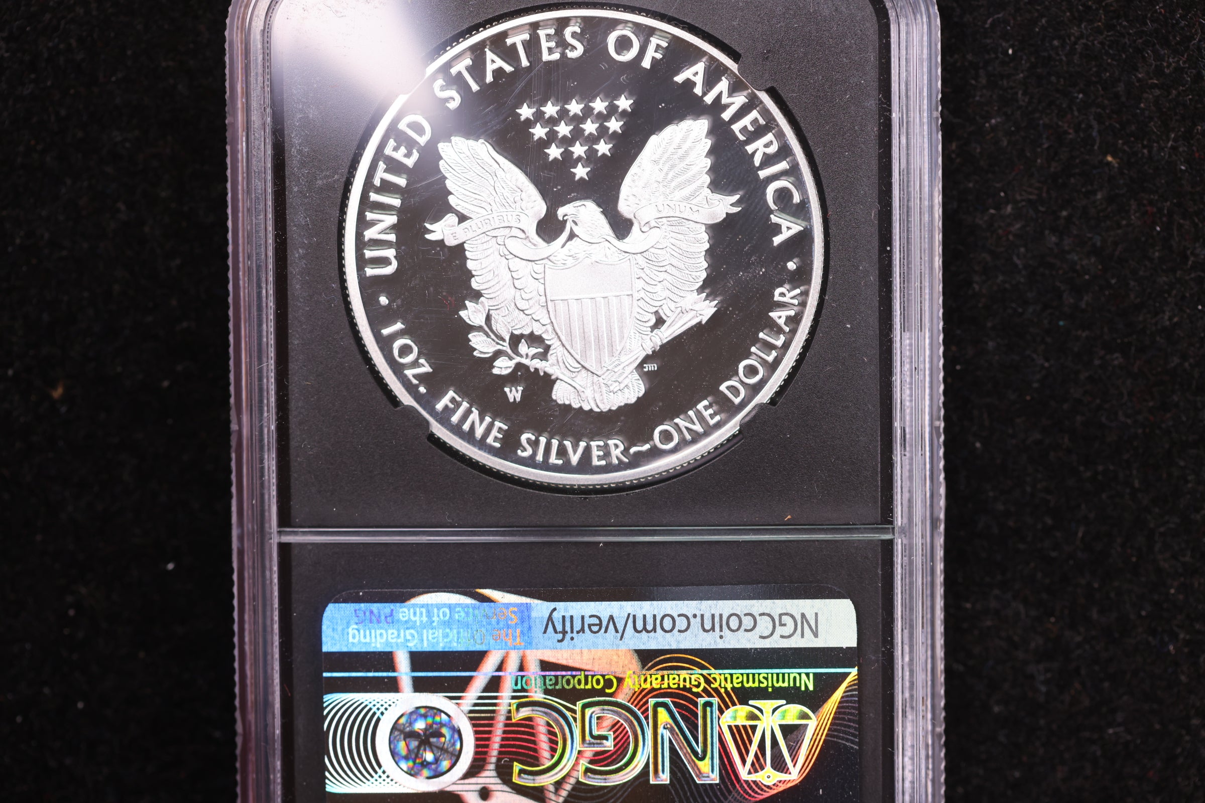 2019-W American Silver Eagle, First Day of Issue, NGC PF70, Ultra Cameo, Store #12187