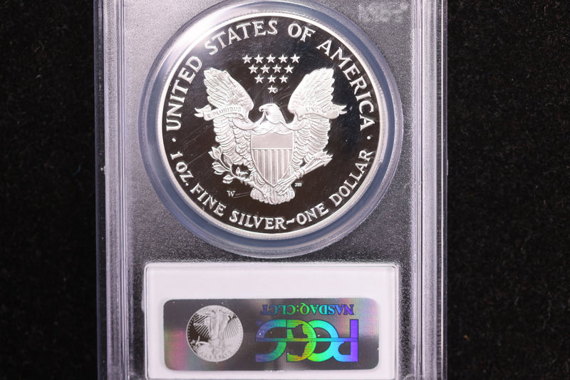 2001-W American Silver Eagle, PCGS PR70 Deep Cameo, Store