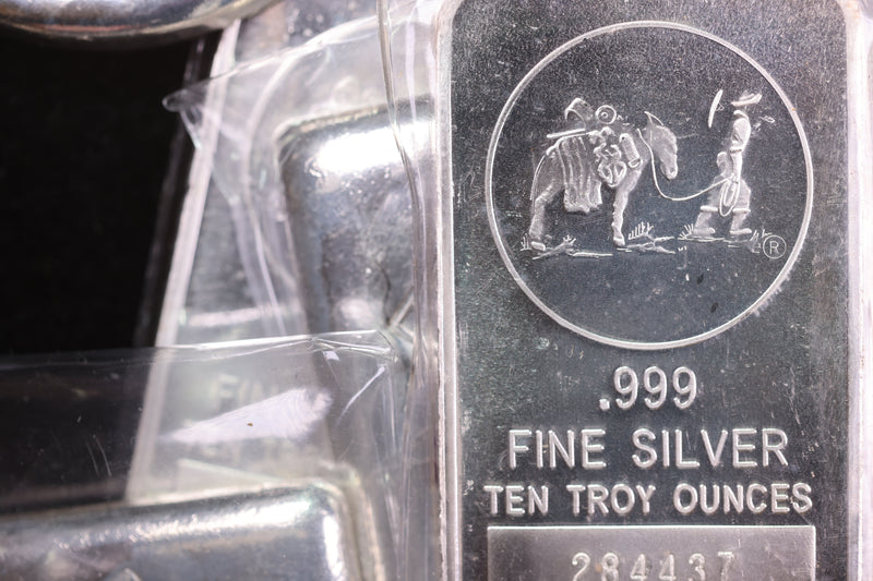 10 OZT Generic Silver Bars, .999+ Silver