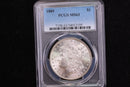 1885 Morgan Silver Dollar, PCGS MS63. Store