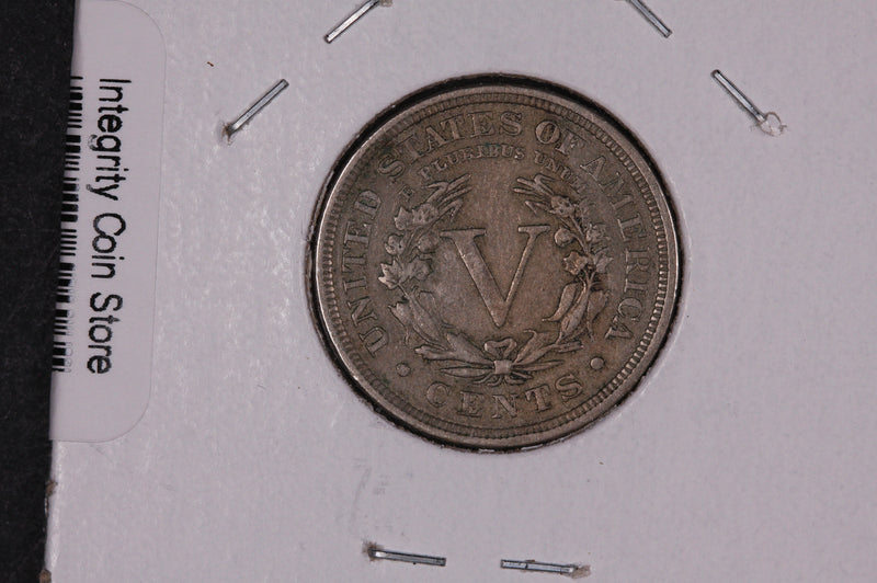 1908 Liberty Nickel, Circulated Collectible Coin.  Store