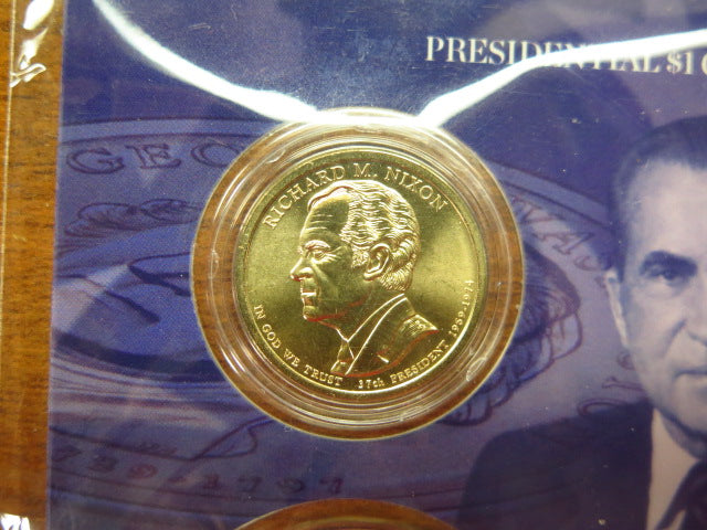 Presidential $1 Coin and First Spouse Medal Set. Richard Nixon. Store