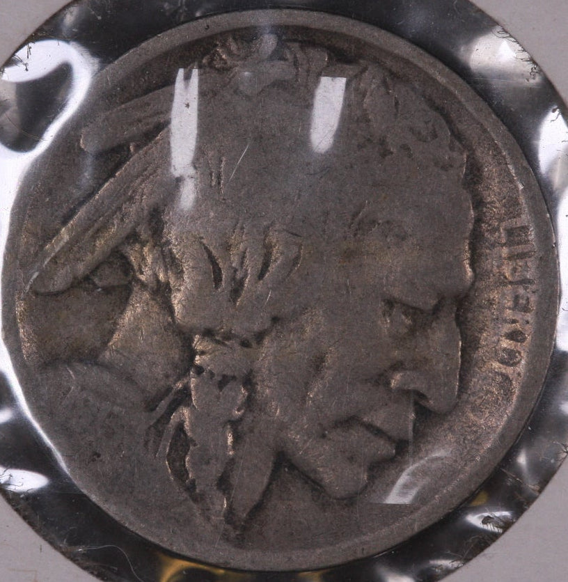 1913-S Buffalo Nickel, Type 1, Circulated Collectible Coin.  Store #NL271