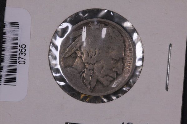 1913-S Buffalo Nickel, Type 1, Circulated Collectible Coin.  Store #07355