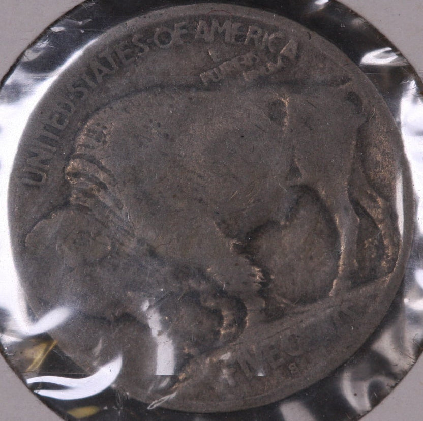 1913-S Buffalo Nickel, Type 1, Circulated Collectible Coin.  Store #NL271