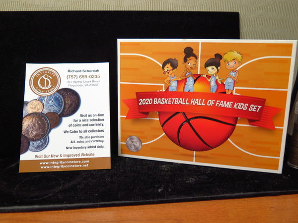 2020-S Basketball HoF Kids Set. Original Government Packaging. Store # 12395