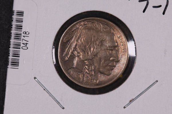 1913-S Buffalo Nickel, Type 1, Un-Circulated Coin.  Store #04718