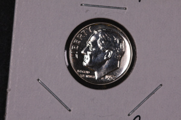 1957 Roosevelt Silver Dime, Proof Coin.  Store #09073