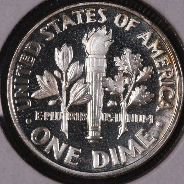 1964 Roosevelt Silver Dime, Proof Strike Coin, Store #09081