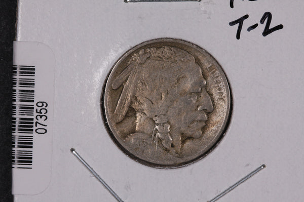 1913 Buffalo Nickel, Type 2, Average Circulated Coin.  Store #07359