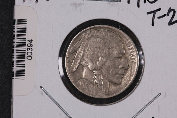 1913-D Buffalo Nickel, Type 2, Average Circulated Coin.  Store #00394