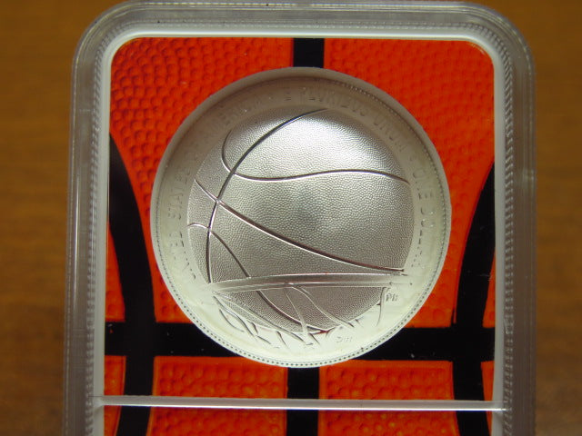 2020-P Basketball HoF Silver Dollar Commemorative. NGC PF70 Ultra Cameo. Store
