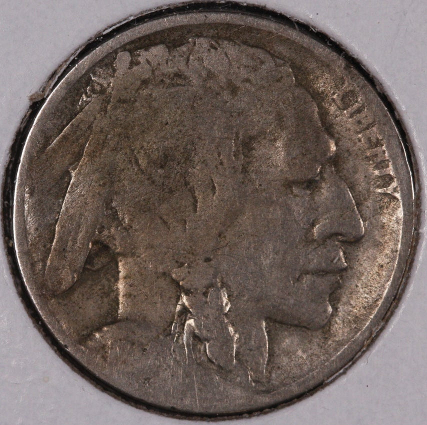 1914-D Buffalo Nickel, Average Circulated Coin.  Store #NL281