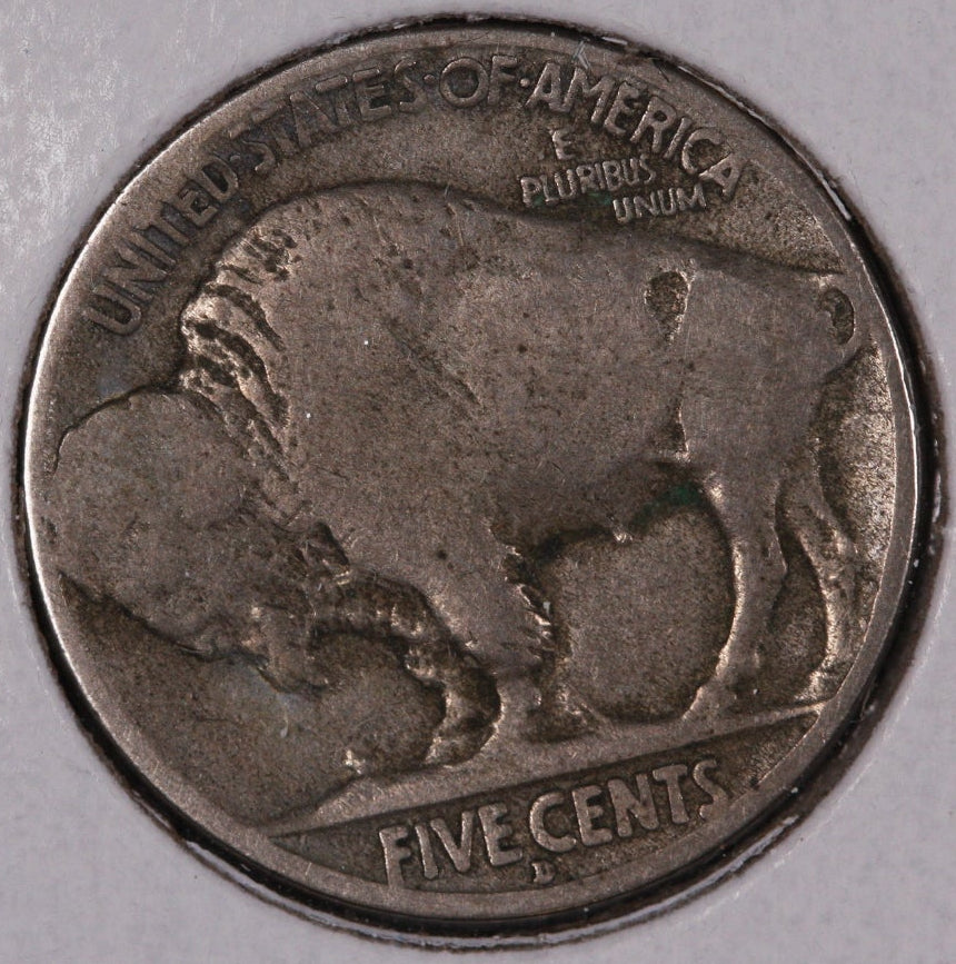 1914-D Buffalo Nickel, Average Circulated Coin.  Store #NL281