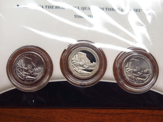 2010-P, D, S America the Beautiful Clad Proof Set. Yosemite. Store # 12392