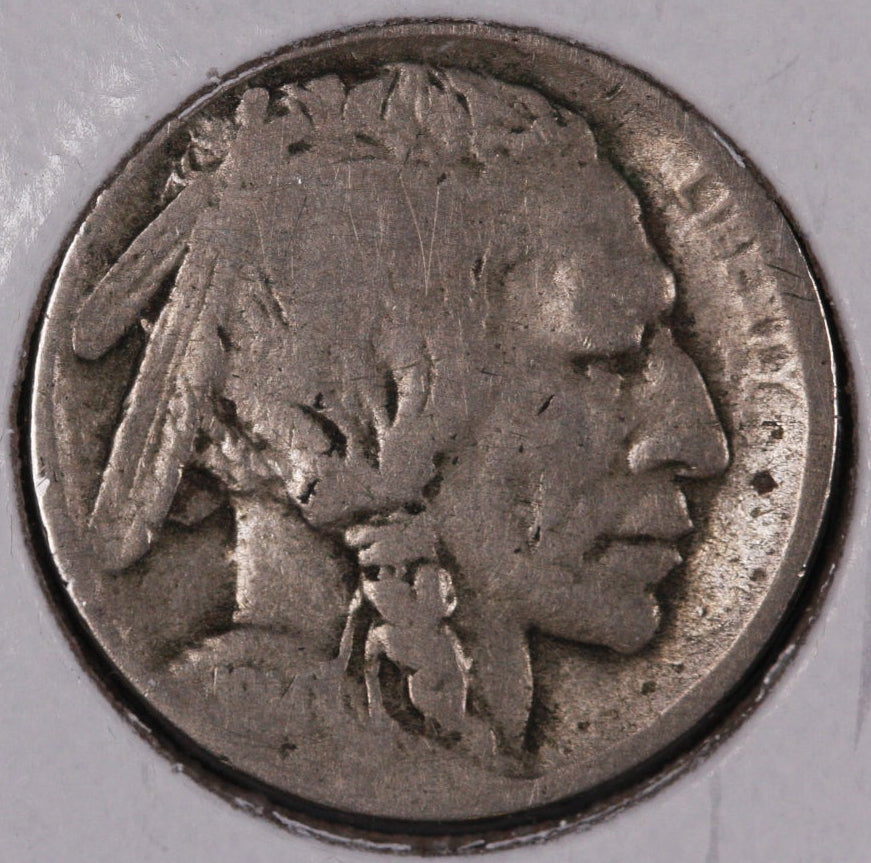 1914-D Buffalo Nickel, Average Circulated Coin.  Store #NL279