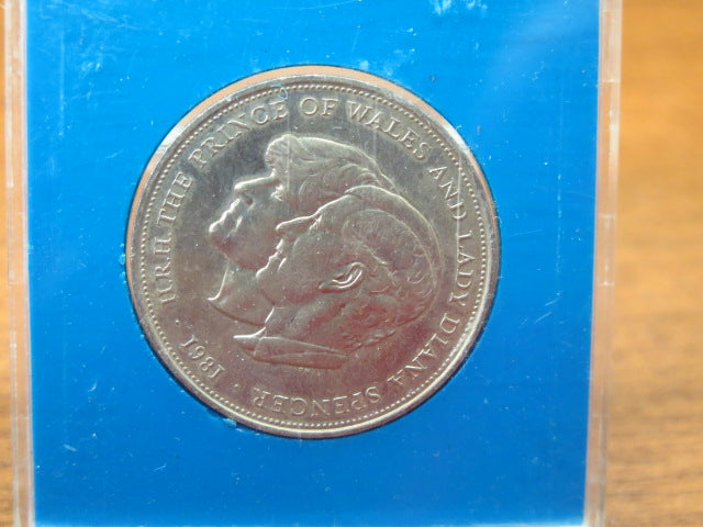 1981 Royal Wedding Commemorative. Diana and Prince of Wales. Store # 12387